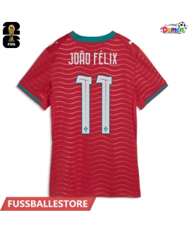 Günstige Portugal Joao Felix #11 Heimtrikot Damen WM 2026 Kurzarm